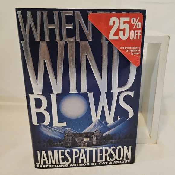 James Patterson When The Wind Blows Little Brown 1st ed. Hardcover 1998 Suspence - Picture 11 of 15